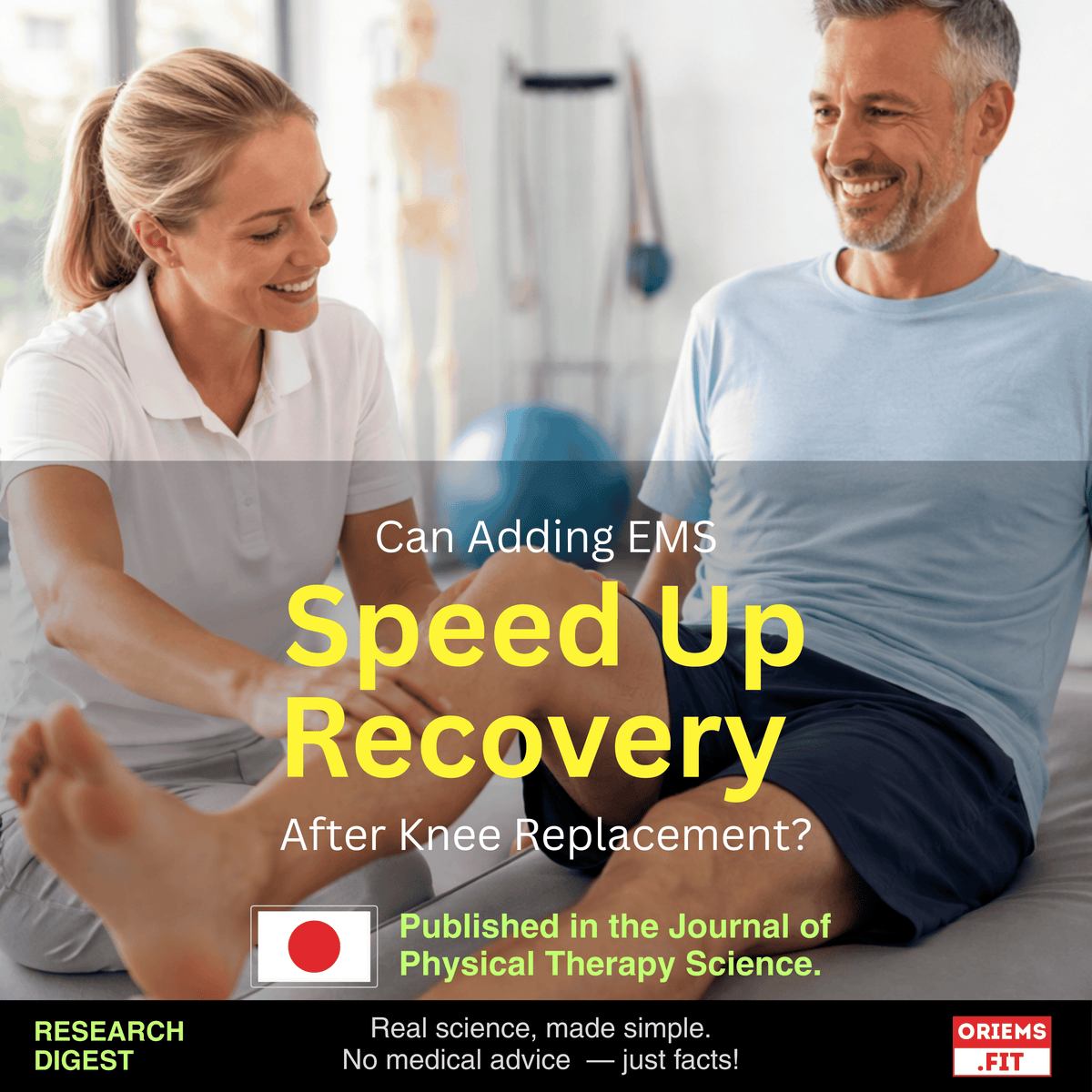 Can NMES Speed Up Recovery After Knee Replacement? – ORIEMS.FIT