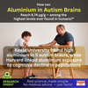How Can Aluminium in Autism Brains Reach 8.74 µg/g — Among the Highest Levels Ever Found in Humans?