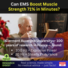 Can 100+ Years of French Research Prove EMS Boosts Muscle Strength 71%? Clermont Auvergne University)